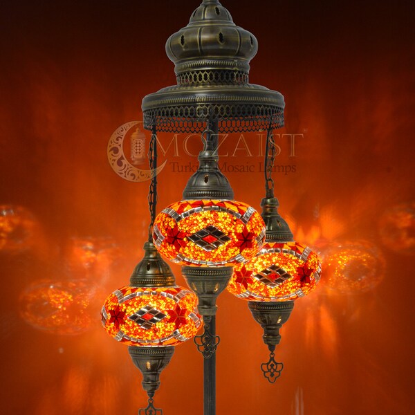 Floor Lamp Bohemian Light Etsy