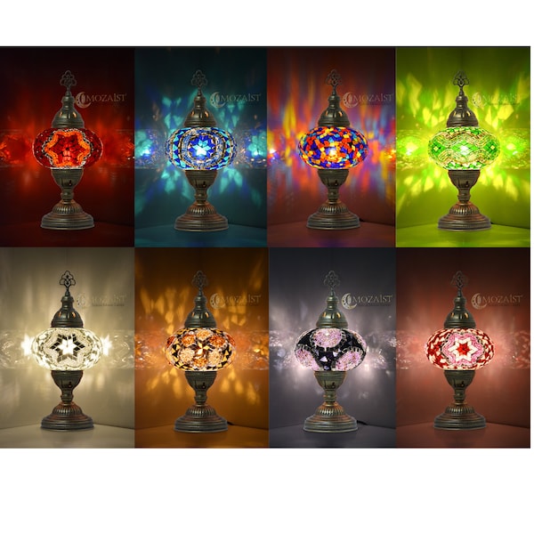 Turkish Mosaic Table Lamp, Birthday Gift idea, Boho Lamp, Moroccan Table Lamp, Table Lamp, Standing lamp, Christmas Gift