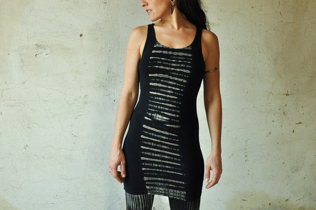 Gray Tie Dye Dress - Etsy