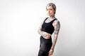 YOGA BRA - Bra Top, Bralette, Bustier - Cut-out, Backless - black