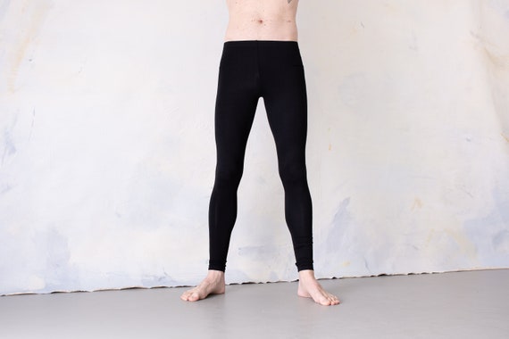 Plain black yoga leggings sale