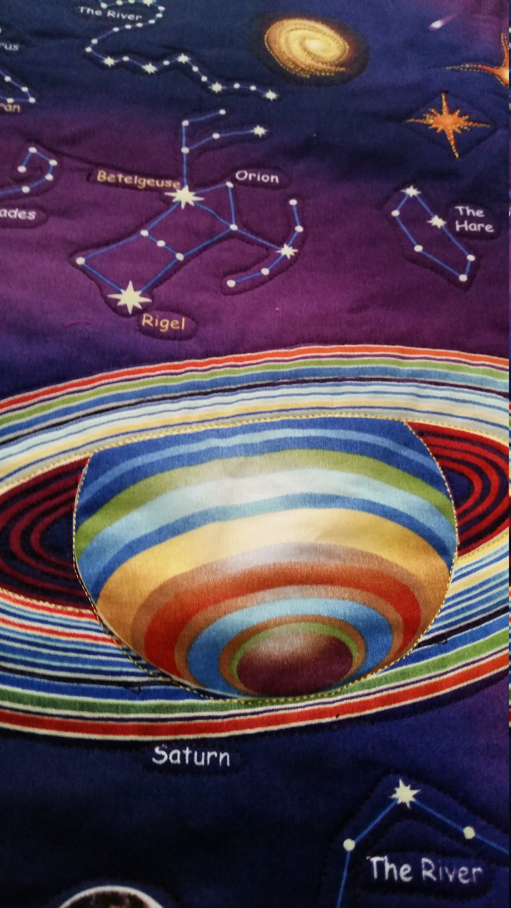 Quilt Wall Hanging Solar System Astronomy Universe Sun Etsy