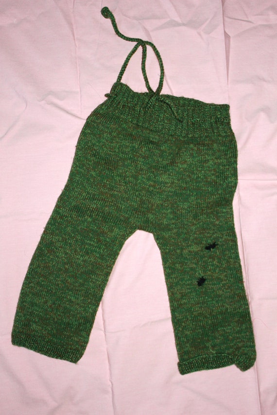 ants on your pants handknit kids pants