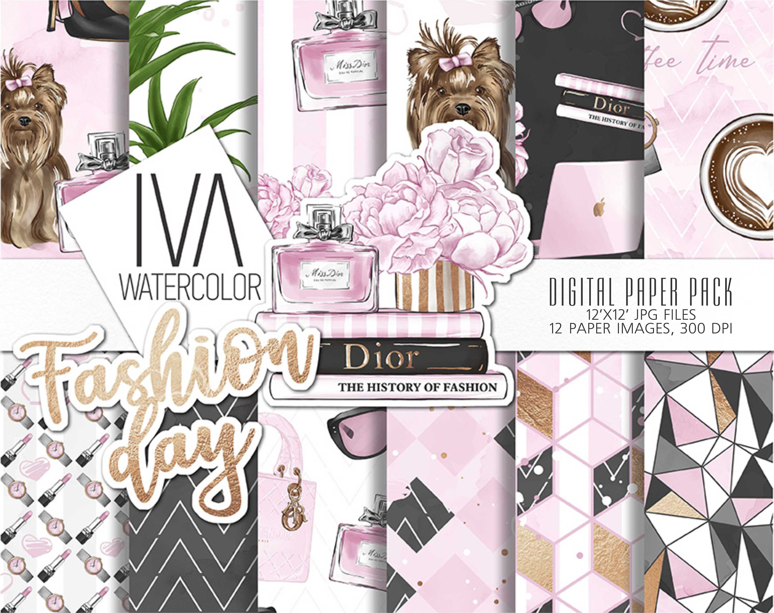 Miss Dior Wrapping Paper – theflowerroomsupply