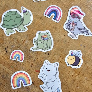 Pride Sticker Set - queer animals