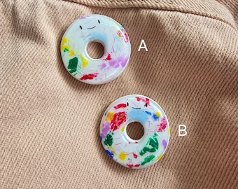 großer Donut Pin ODER Magnet