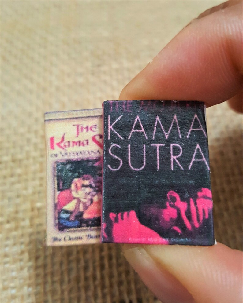 Miniature Kama Sutra Book Dollhouse Books Miniature Books | Etsy