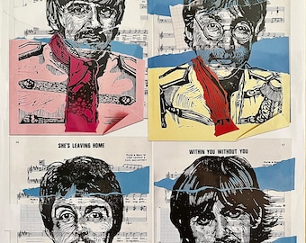 The Beatles Collages