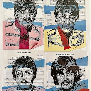 Les collages des Beatles