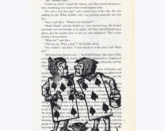 Alice Cards Book print