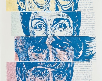 Beatles Fab Four Digital Print