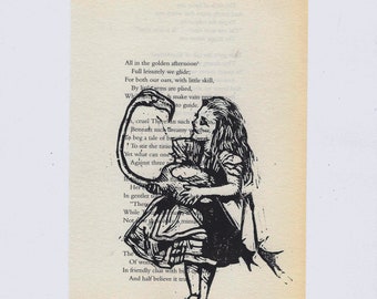 Alice Book print
