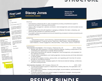 Professional Resume Template | ATS-Friendly, Cover Letter (Instant Download)