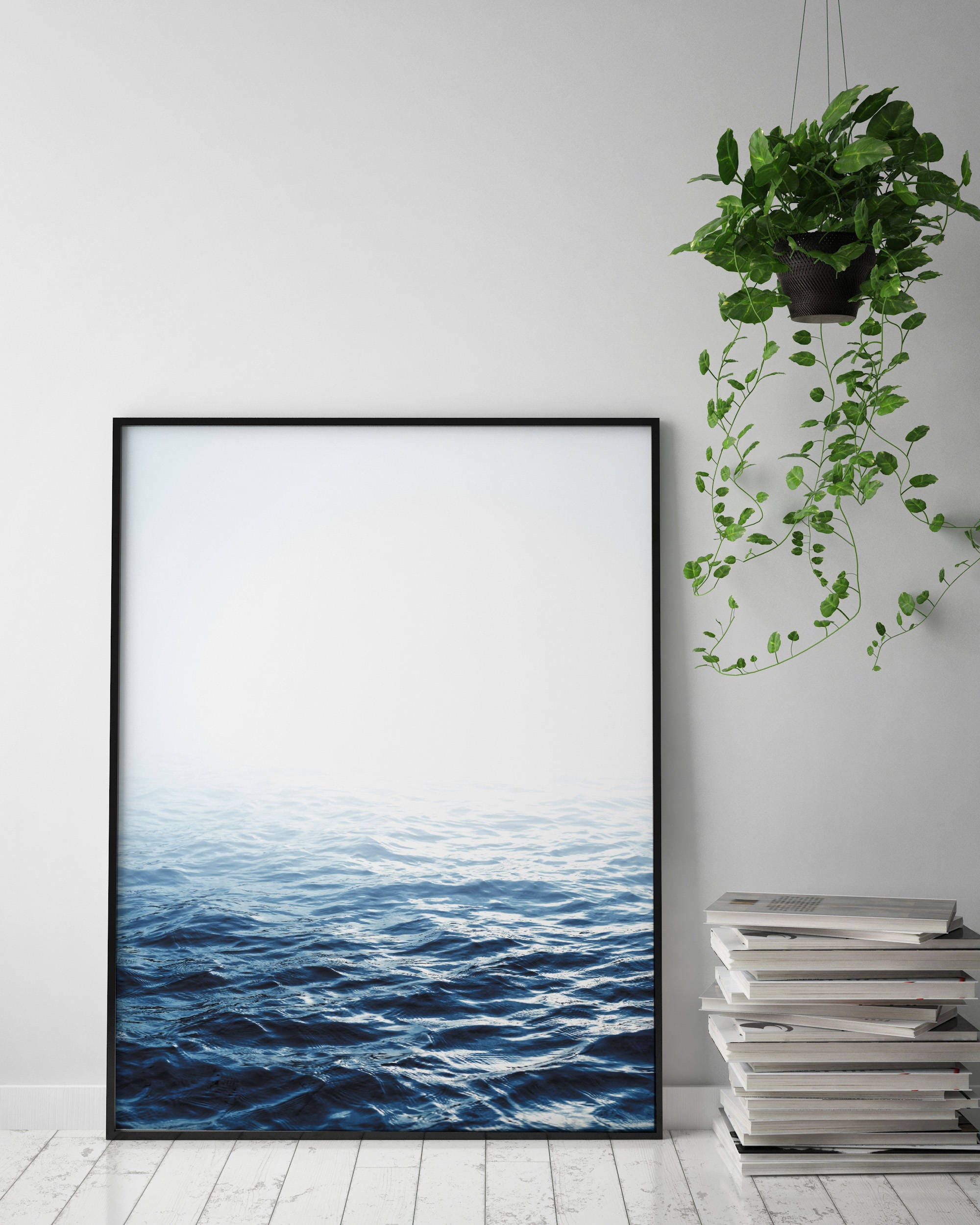 Blue Ocean Coastal Wall Art II