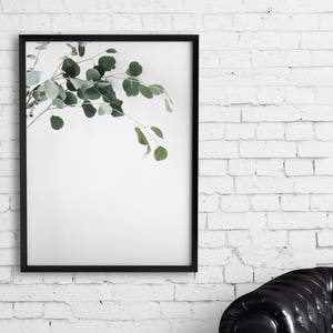 Eucalyptus Print, Plant Poster, Botanical Printable, Plant Printable, Eucalyptus Printable, Greenery Decor, Eucalyptus Wall Art, Plant Print image 2