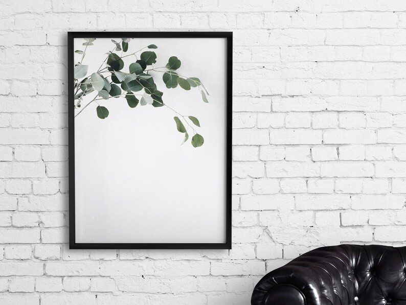 Eucalyptus Print, Plant Poster, Botanical Printable, Plant Printable, Eucalyptus Printable, Greenery Decor, Eucalyptus Wall Art, Plant Print image 2