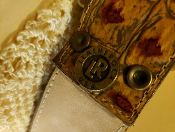 Vintage Leatherock Rhinestone Western Belt, Size M34 - Etsy display picture 2