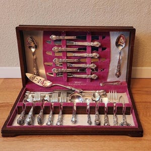 1847 Rogers Bros Silverware Set - Etsy
