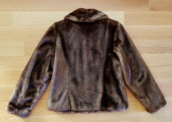 Vintage Kristen Blake Faux Mink Jacket, Size Medi… - image 2