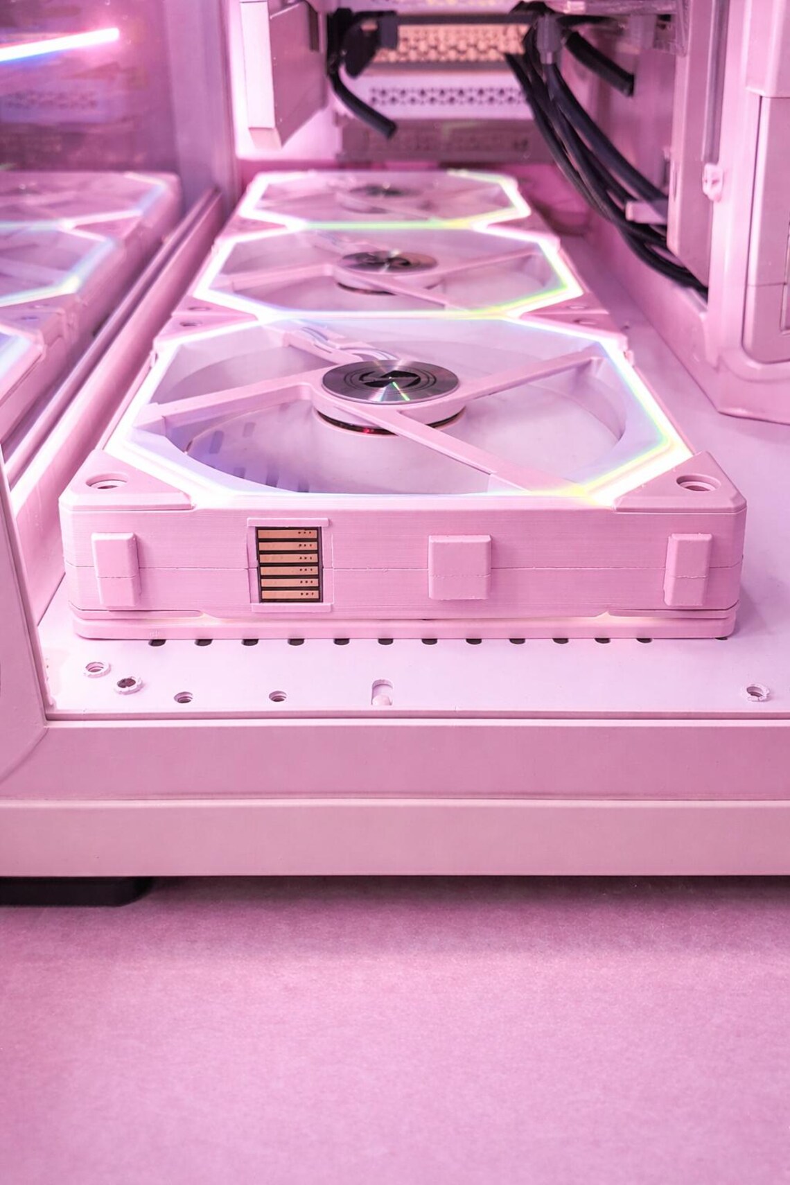 Mini Fan Riser PC Fan Spacer | 3D Printed Radiator Fan Shroud | Noise Reducing Airflow ...
