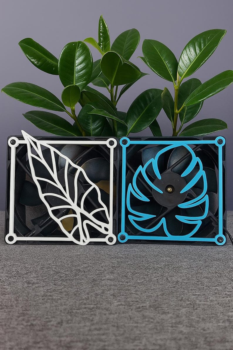 Monstera Fan 120mm 80mm Fan Grill Cover Monstera Leaf Alocasia Leaf Choice Your ...