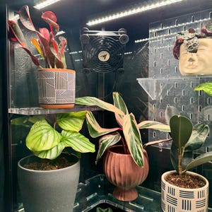 120mm / 80mm Adjustable Magnetic Fan Mount Cabinet Greenhouse magnetic mount w/ 3d printed wrench