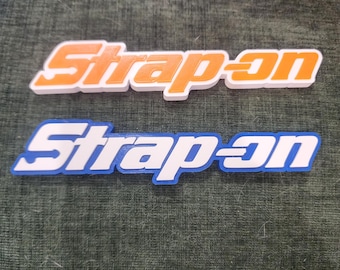Strap-On Toolbox Badge | Funny Tool Box Accessory | Mechanic Gift for Car Guys & DIYers