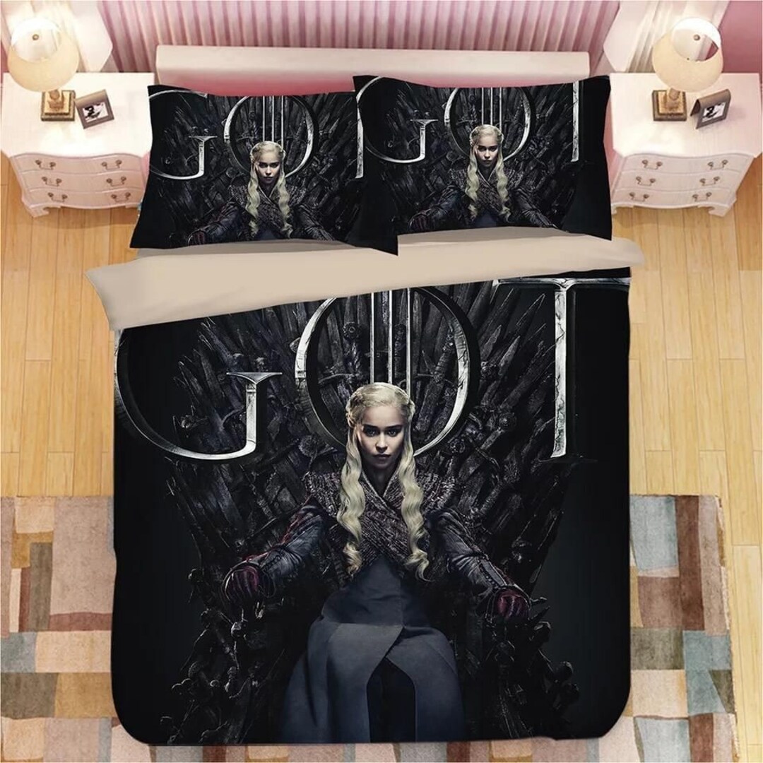 Game of Thrones Daenerys Targaryen Duvet Cover Bedding Set Etsy