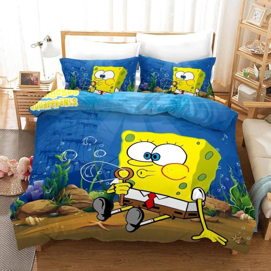 Spongebob Squarepants Duvet Cover Bedding Set BS0288 Etsy