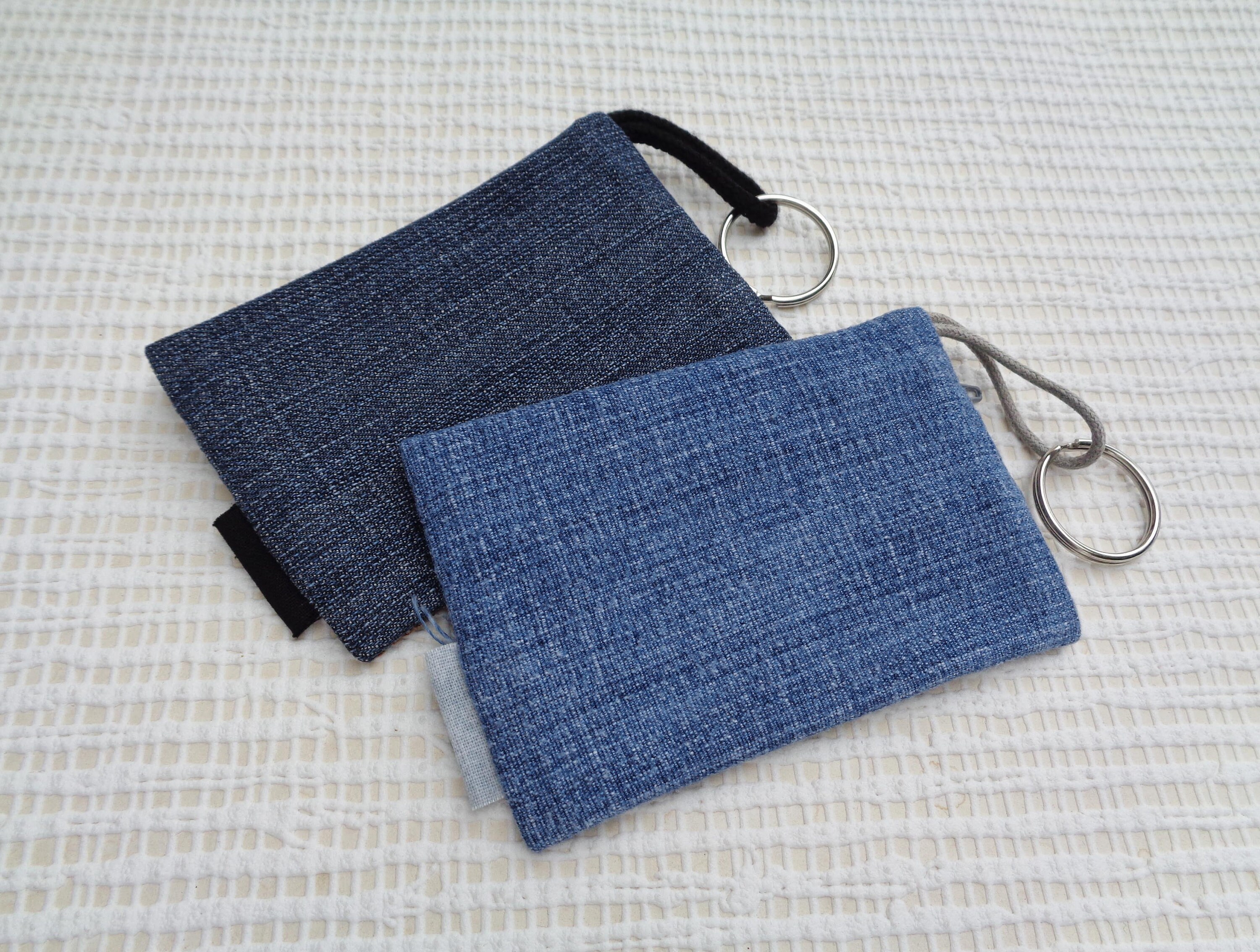 Coin Purse Key Chain Card Wallet Small Zippered Pouch Key Etsy