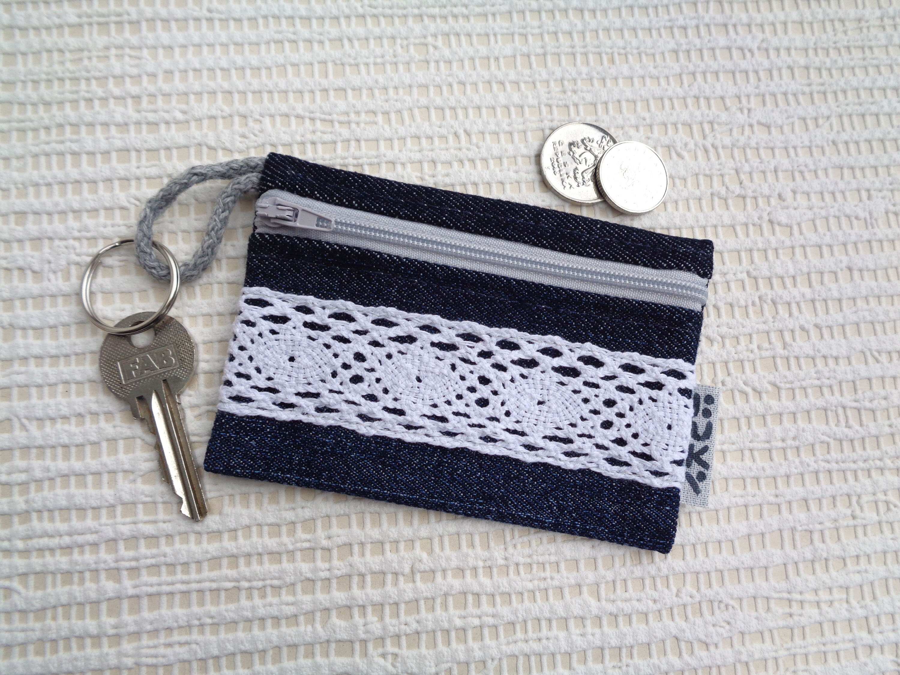 Coin purse key pouch card holder card wallet small Etsy
