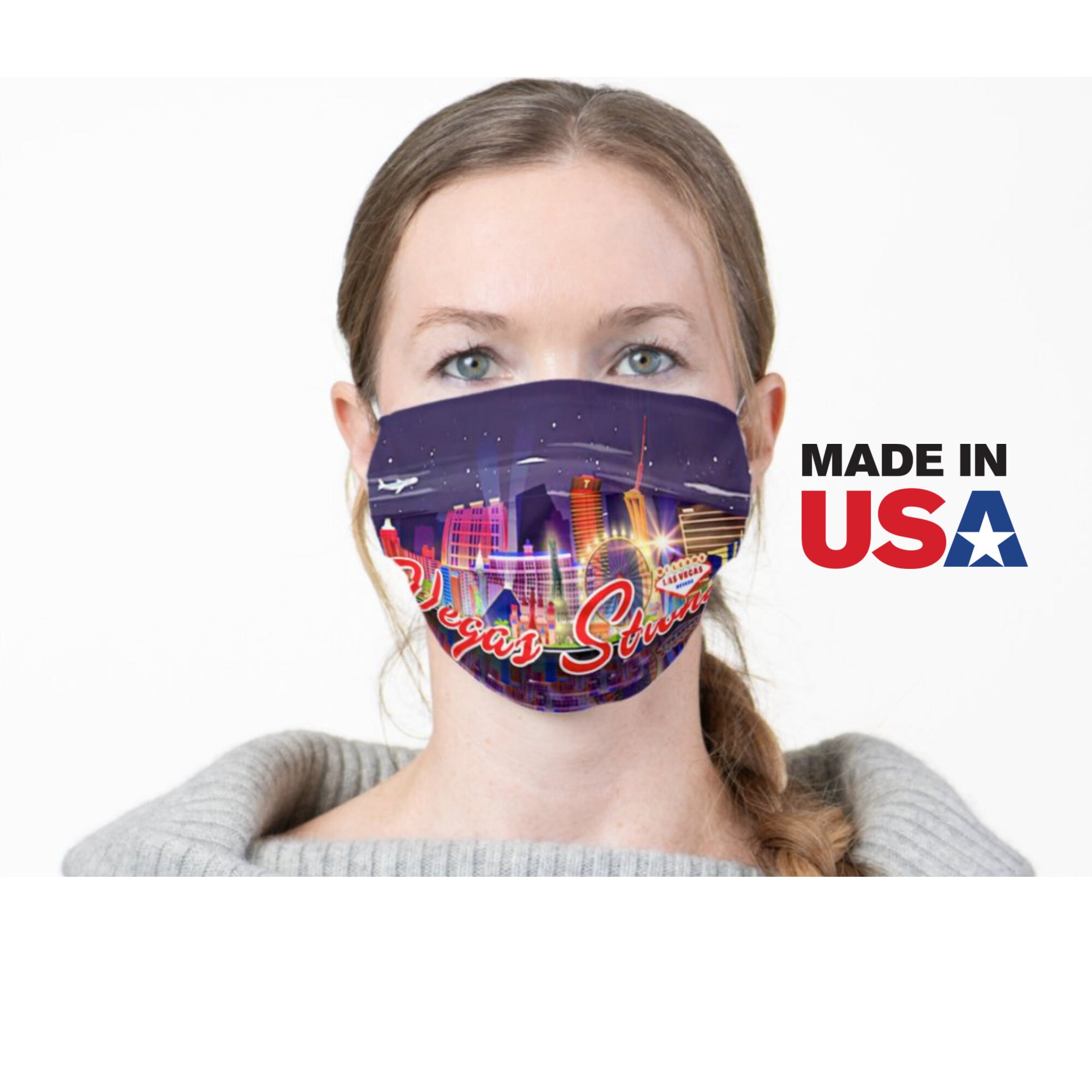 Las Vegas Mask Vegas Face Mask Las Vegas Strong Face Mask Etsy