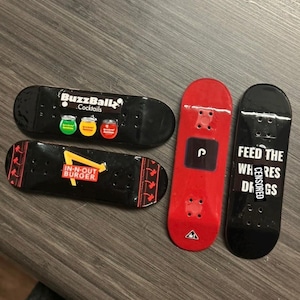 Tavola da skate personalizzata con fingerboard