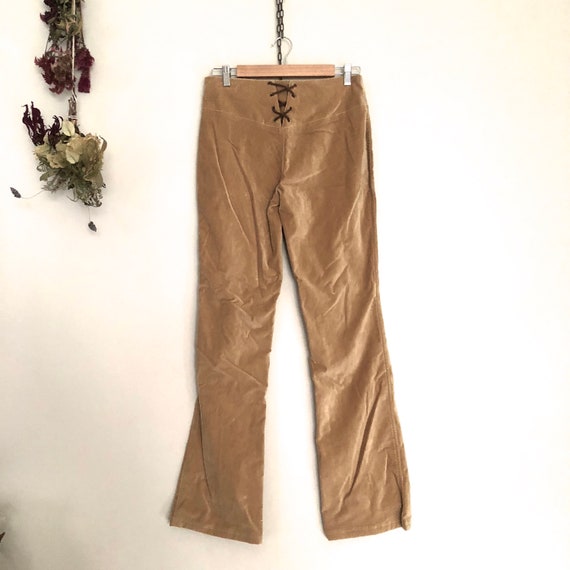 gold high waisted pants