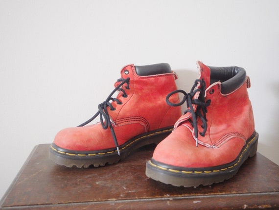 red suede doc martens