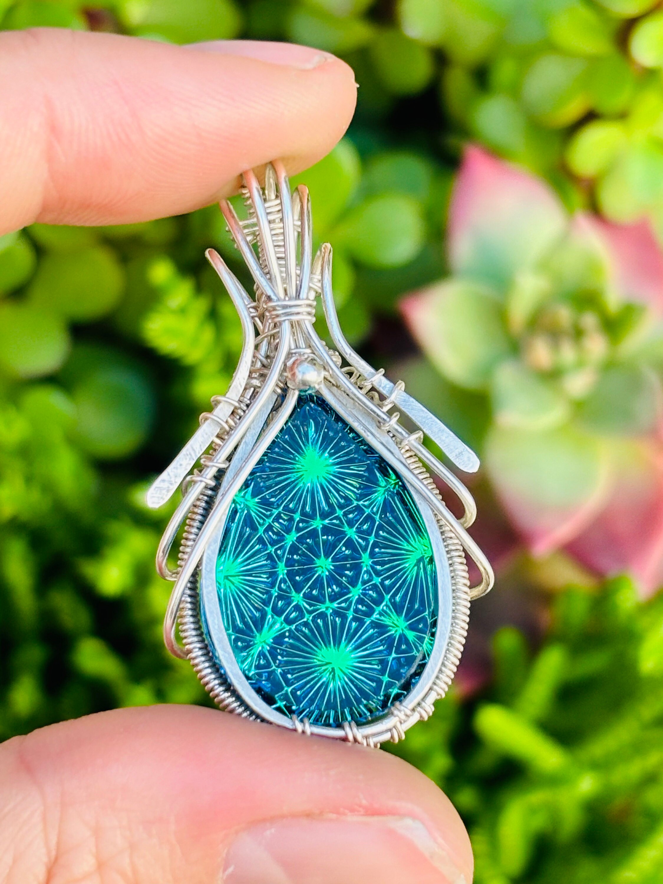 German kaleidoscope glass pendant top.1 【公式通販】