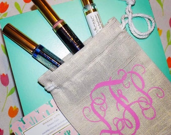 Monogrammed Canvas Bag