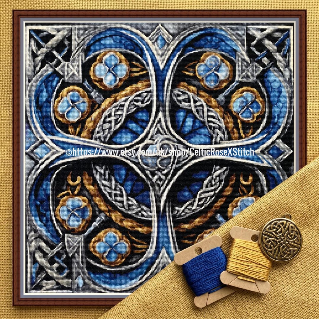 Viking Celtic Rope Knot - Scandinavian Nordic Design PDF Printable ...