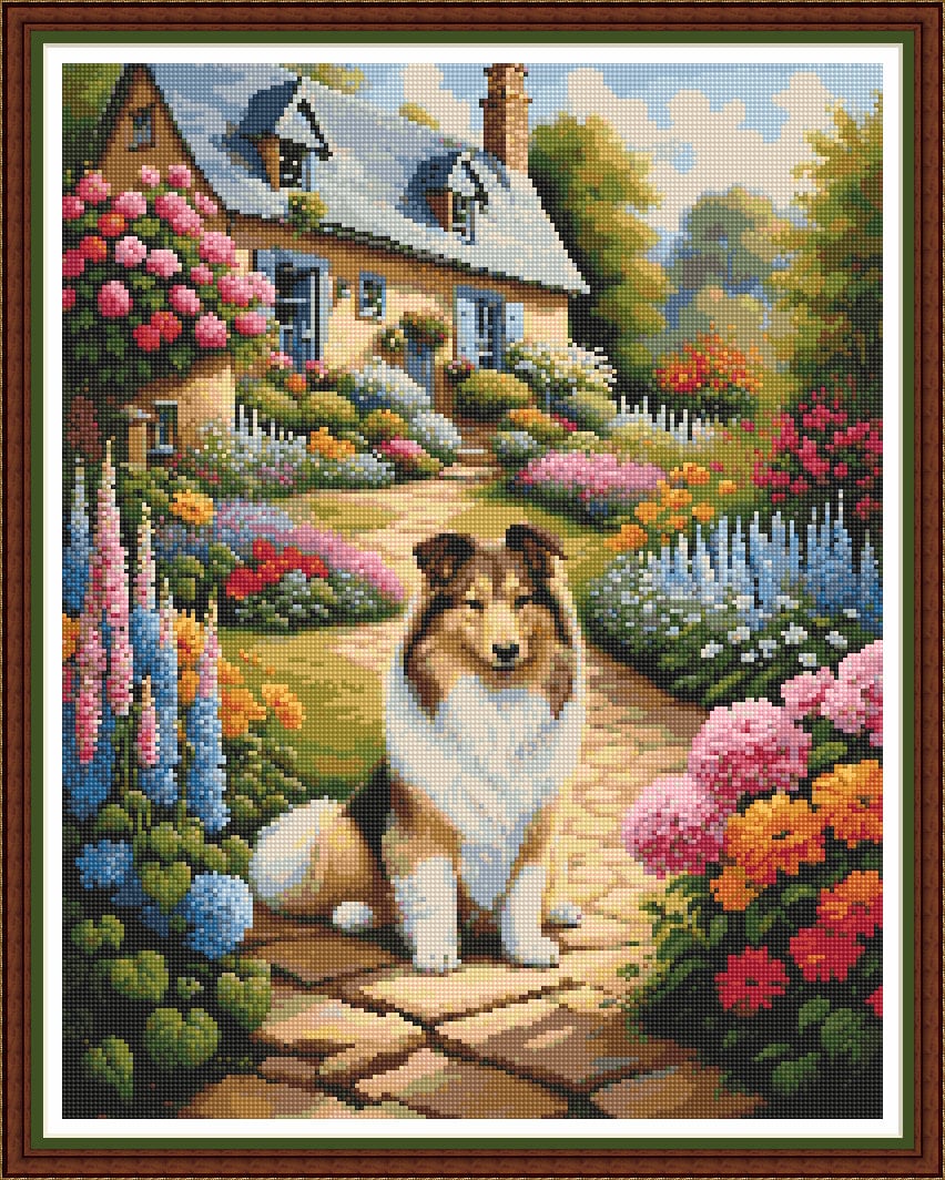 Cross Stitch Kit for Beginners. This Home is Built on Love and