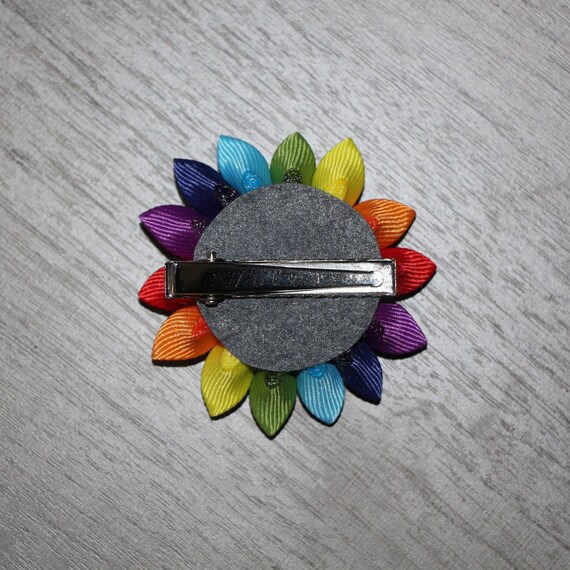 fiesta flower hair clips