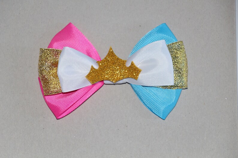 Baby Bow Sleeping Beauty Headband Girls Hair Bow Blue Pink Disney Bound Bow Disney Hair Bow Disney Bow Hair Clip Sleeping Beauty Bow