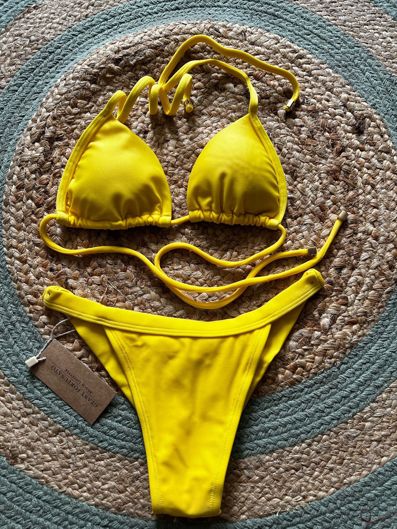 Bikini BRAZIL Yellow FLUO
