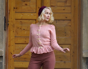 Queenie Cardigan Knittingpattern, Digital PDF