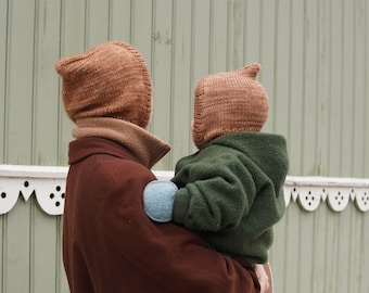 Jr Pixie Balaclava (digital PDF) / Kids Balaclava / Baby Balaclava