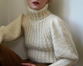 Victoriana Turtleneck Digital Knittingpattern (PDF)