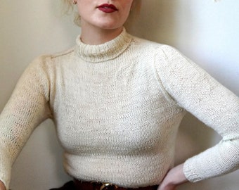 Marilyn Turtleneck Knittingpattern, Digital PDF