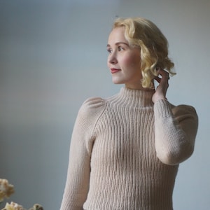 Rowena Jumper Knittingpattern, Digital PDF