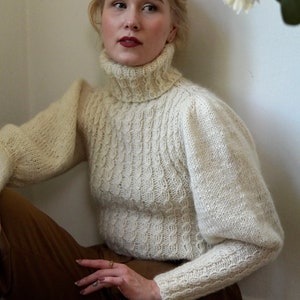 Victoriana Turtleneck Digital Knittingpattern (PDF)