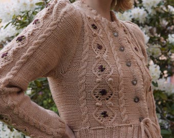 Liesel Cardigan Digital Knitting Pattern PDF