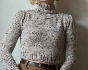 Norma Jean Turtleneck Knittingpattern, Digital PDF